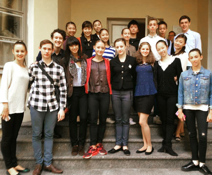 International students of Vaganova Academy