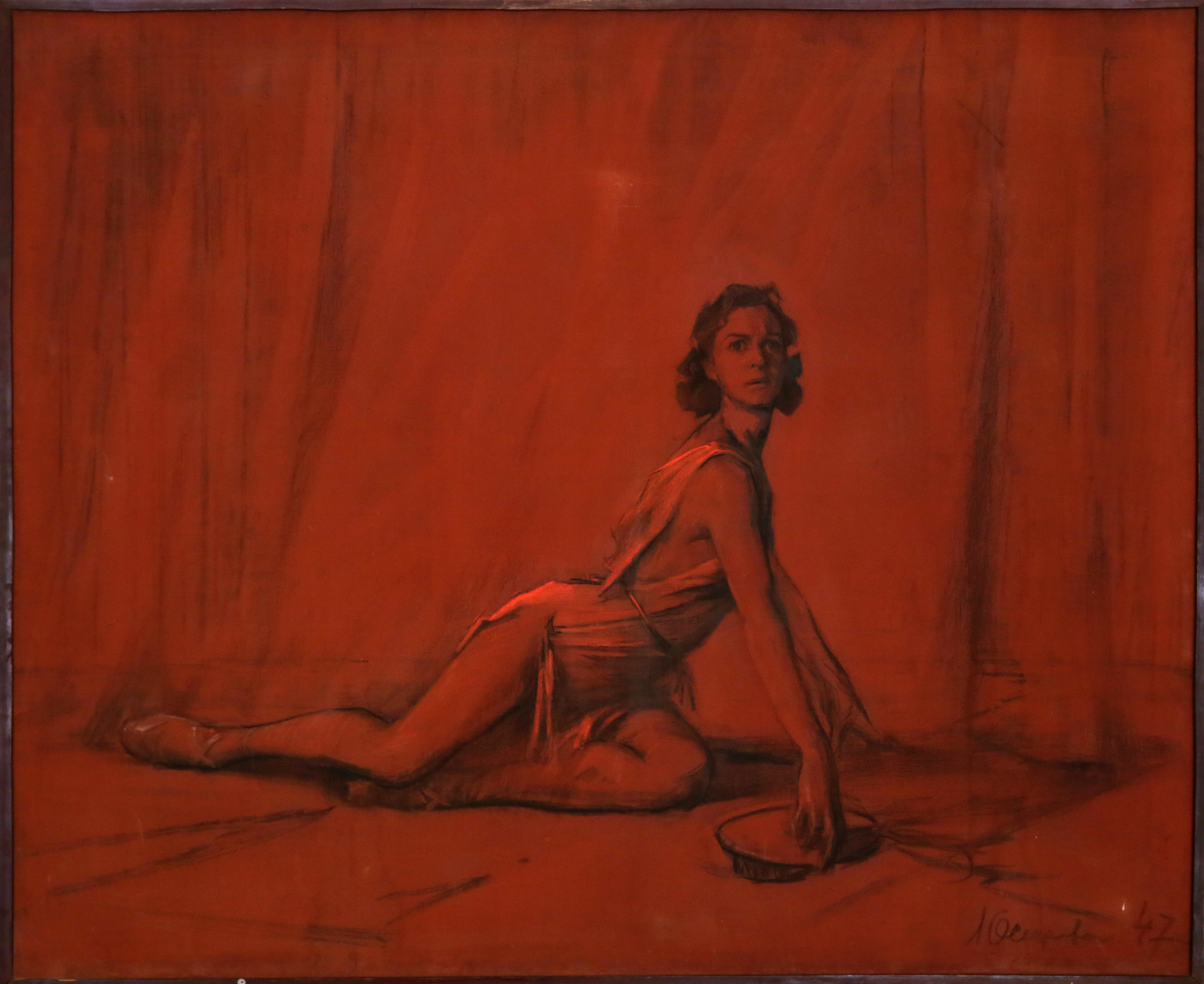 Л. Островая. Татьяна Вечеслова в балете "Татьяна", 1947 г.