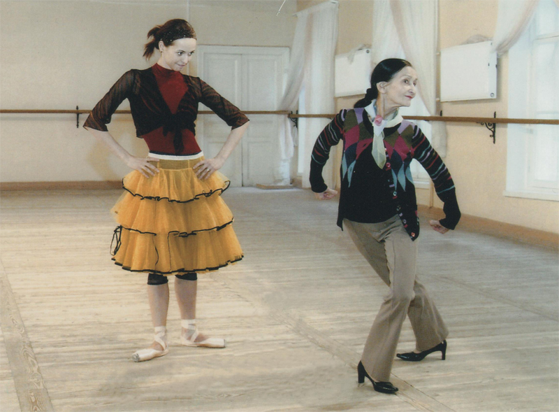 На репетиции с Дианой Вишневой